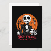 Albtraum an der Main Street, Halloween(2) Einladung (Vorne/Hinten)