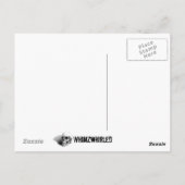 Albtraum an der Wall Street Postkarte (Rückseite)