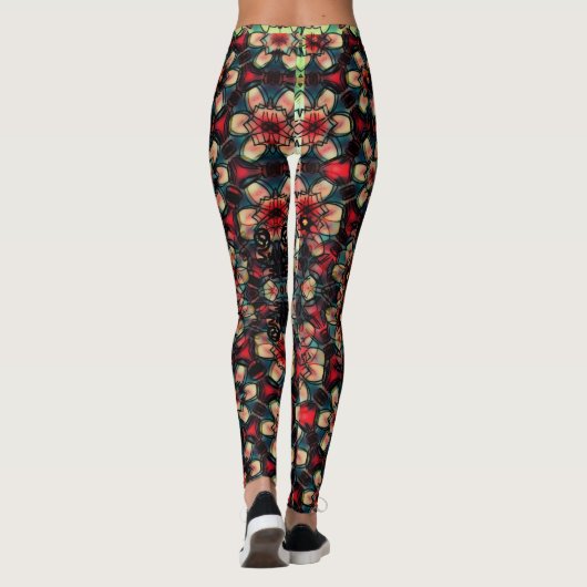 Albtraum-Blume Leggings (Rückseite)