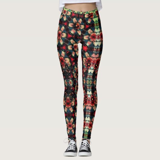 Albtraum-Blume Leggings (Vorderseite)