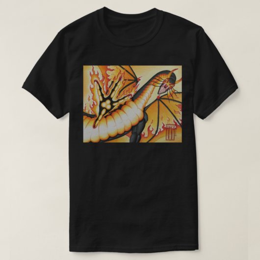 Albtraum-Drache T-Shirt (Design vorne)