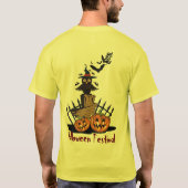 Albtraum-Fest: Ein beängstigendes Halloween-Fest T-Shirt (Rückseite)