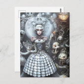 Albtraum in Wonderland Horror Thema Postkarte (Vorne/Hinten)