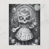 Albtraum in Wonderland Postkarte (Vorderseite)