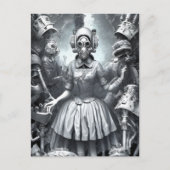 Albtraum in Wonderland Postkarte (Vorderseite)