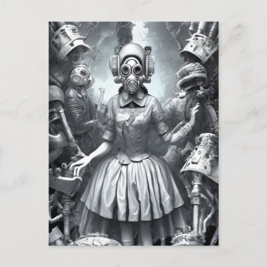 Albtraum in Wonderland Postkarte (Vorderseite)