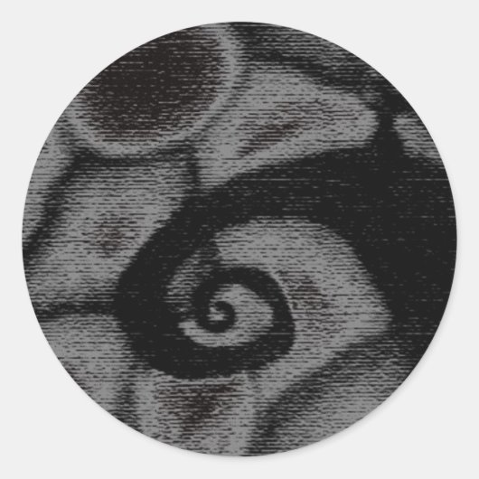 Albtraum inspiriert Aufkleber graue Version (Vorderseite)