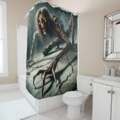 Albtraum-Kreatur Duschvorhang (Beispiel)