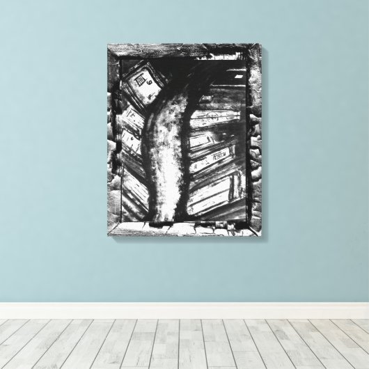 Albtraum Leinwanddruck (Insitu (Holzboden))