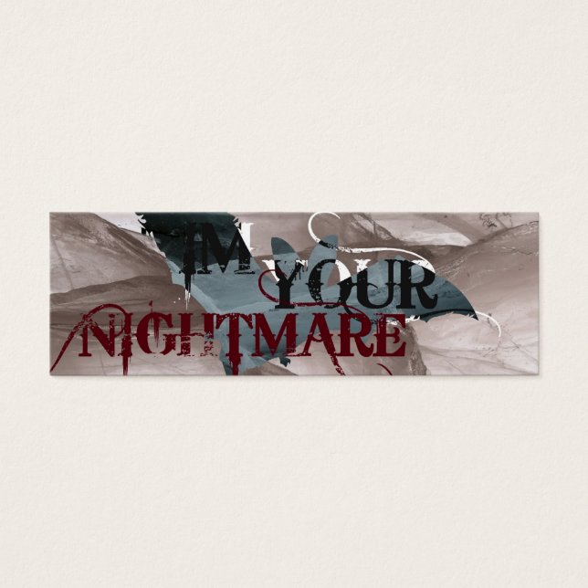 Albtraum Lesezeichen (Vorderseite)