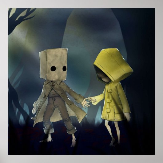 Albtraum Mono und sechs Poster (Vorne)