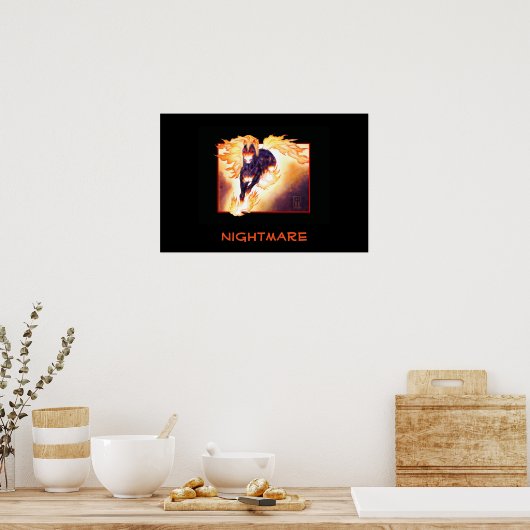 Albtraum Poster (Küche)