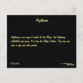 Albtraum Postkarte (Rückseite)