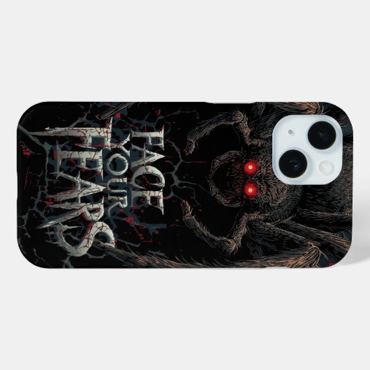 Albtraum Spider - Dark Horror Illustration Case-Mate iPhone Hülle (Rückseite (Horizontal))