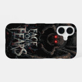 Albtraum Spider - Dark Horror Illustration iPhone 16 Hülle (Rückseite (Horizontal))