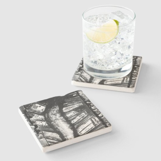 Albtraum Steinuntersetzer (Seitenansicht)