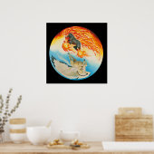 Albtraum und Mesa Pegasus Yin Yang Poster (Küche)