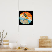 Albtraum und Mesa Pegasus Yin Yang Poster (Küche)