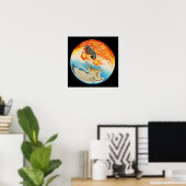 Albtraum und Mesa Pegasus Yin Yang Poster (Heimbüro)