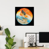 Albtraum und Mesa Pegasus Yin Yang Poster (Heimbüro)