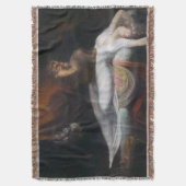 Albtraum von Henry Fuseli Gothic Macabre Dark Art Decke (Vorderseite Vertikal)