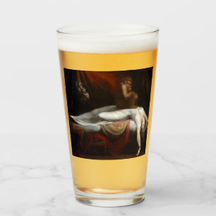 Albtraum von Henry Fuseli Gothic Macabre Dark Art Glas