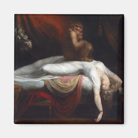 Albtraum von Henry Fuseli Gothic Macabre Dark Art Magnet (Vorne)