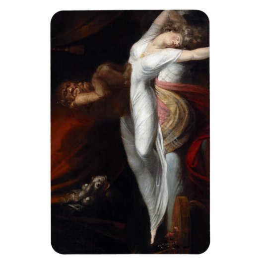 Albtraum von Henry Fuseli Gothic Macabre Dark Art Magnet (Vertikal)