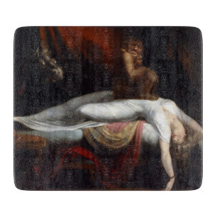 Albtraum von Henry Fuseli Gothic Macabre Dark Art Schneidebrett