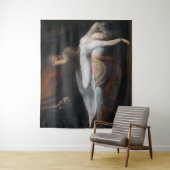 Albtraum von Henry Fuseli Gothic Macabre Dark Art Wandteppich (Beispiel)