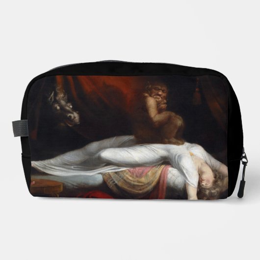 Albtraum von Henry Fuseli Gothic Macabre Dark Art Waschbeutel (Vorderseite)