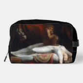 Albtraum von Henry Fuseli Gothic Macabre Dark Art Waschbeutel (Rückseite)