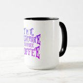 Albtraum vor Kaffee - Tasse (VorderseiteRechts)