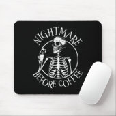 Albtraum vor Kaffeehaus Skelettholzen Mousepad (Mit Mouse)