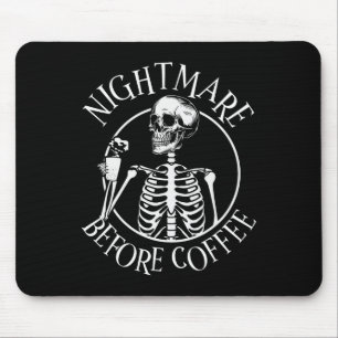 Albtraum vor Kaffeehaus Skelettholzen Mousepad