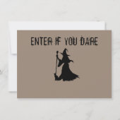 Albtraum Vor Weihnachten Halloween-Party Ticket (Rückseite)