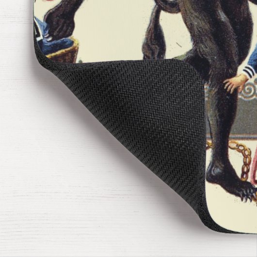 Albtraum Weihnachten krampf Mousepad (Ecke)
