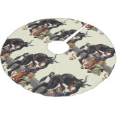 Albtraum Weihnachten krampf Polyester Weihnachtsbaumdecke (Schrägansicht)