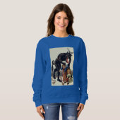 Albtraum Weihnachten krampf Sweatshirt (Vorne ganz)