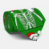 Albtraum Weihnachtsskelett trinken Kaffeemühlen Krawatte (Gerollt)