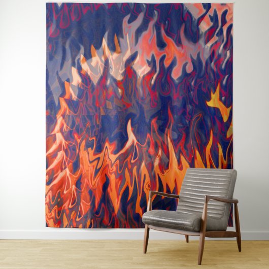 Albträume eines Feuerwehrmanns................. Wandteppich (Beispiel)