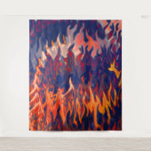 Albträume eines Feuerwehrmanns................. Wandteppich (Vorderseite)