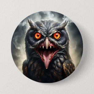"Albtraumflügel: Das Fanged Vampire-Owl" Button