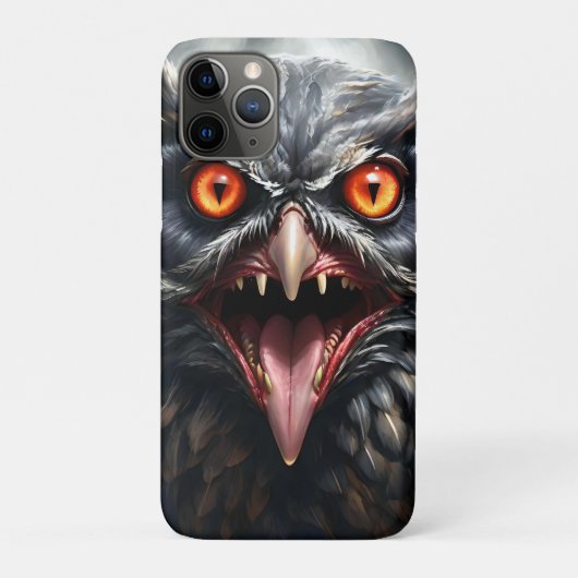"Albtraumflügel: Das Fanged Vampire-Owl" Case-Mate iPhone Hülle (Rückseite)