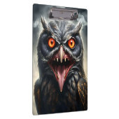 "Albtraumflügel: Das Fanged Vampire-Owl" Klemmbrett (Rechts)