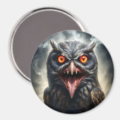 "Albtraumflügel: Das Fanged Vampire-Owl" Magnet (Vorderseite/Rückseite)