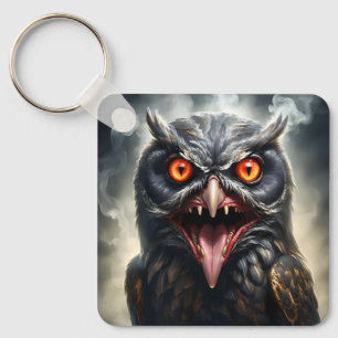 "Albtraumflügel: Das Fanged Vampire-Owl" Schlüsselanhänger