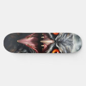"Albtraumflügel: Das Fanged Vampire-Owl" Skateboard (Horizontal)