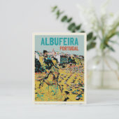 Albufeira Algarve Lagos Küste Portugal Reise Postkarte (Stehend Vorderseite)
