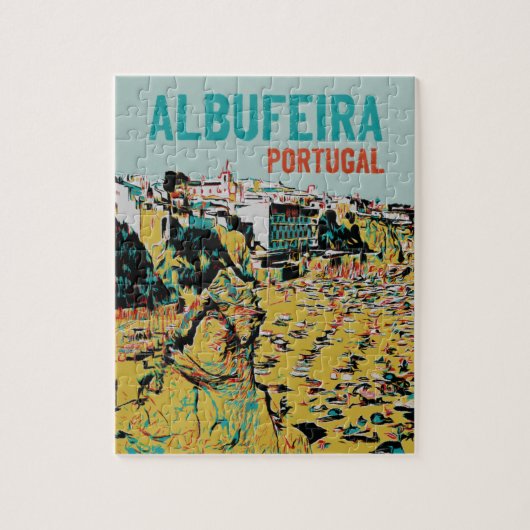 Albufeira Algarve Puzzle (Vertikal)